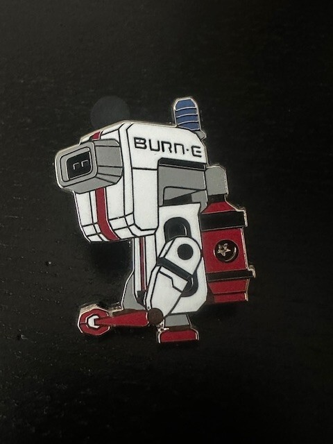 Disney Hidden Mickey Disney Pin Pixar Wall-E Burn-E 2024 WDW Pin