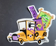 POSTERPOP 2002 SHAG MONSTER CAR DECAL STICKER 5.5X5