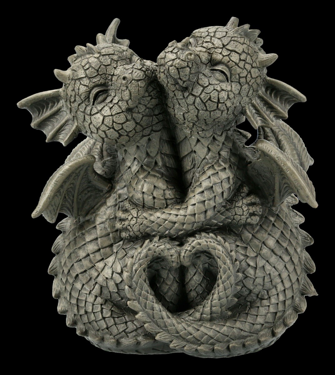 Small Garden Figure - Dragon Pair - Fantasy Dragon Children Garden Ornament