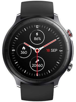 Smarty 2.0 SW031A Smartwatch Uhr Unisex Kautschuk schwarz