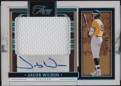 2024 Panini Three and Two - Jacob Wilson #PJA-JW for sale | eBay