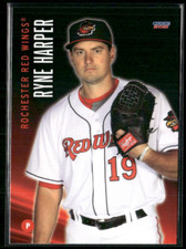 Ryne Harper 2021 Rochester Red Wings Team Set