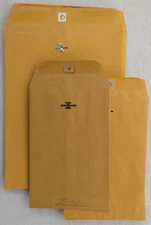 Clasp Envelopes (11) 9"x12" (25) 6"x9" Unused Excellent Condition