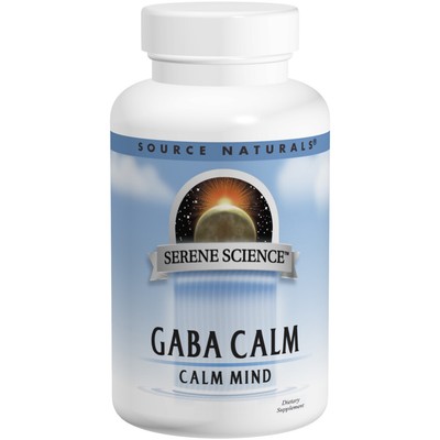 Source Naturals Serene Science Gaba Calm Mind 30 Lozenges Orange