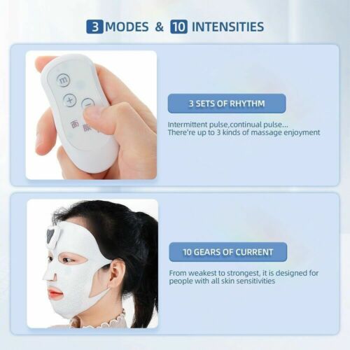 EMS Microcurrent Facial Skin Tightening Lifting Device Face Mask Beauty Machine - Picture 10 of 15