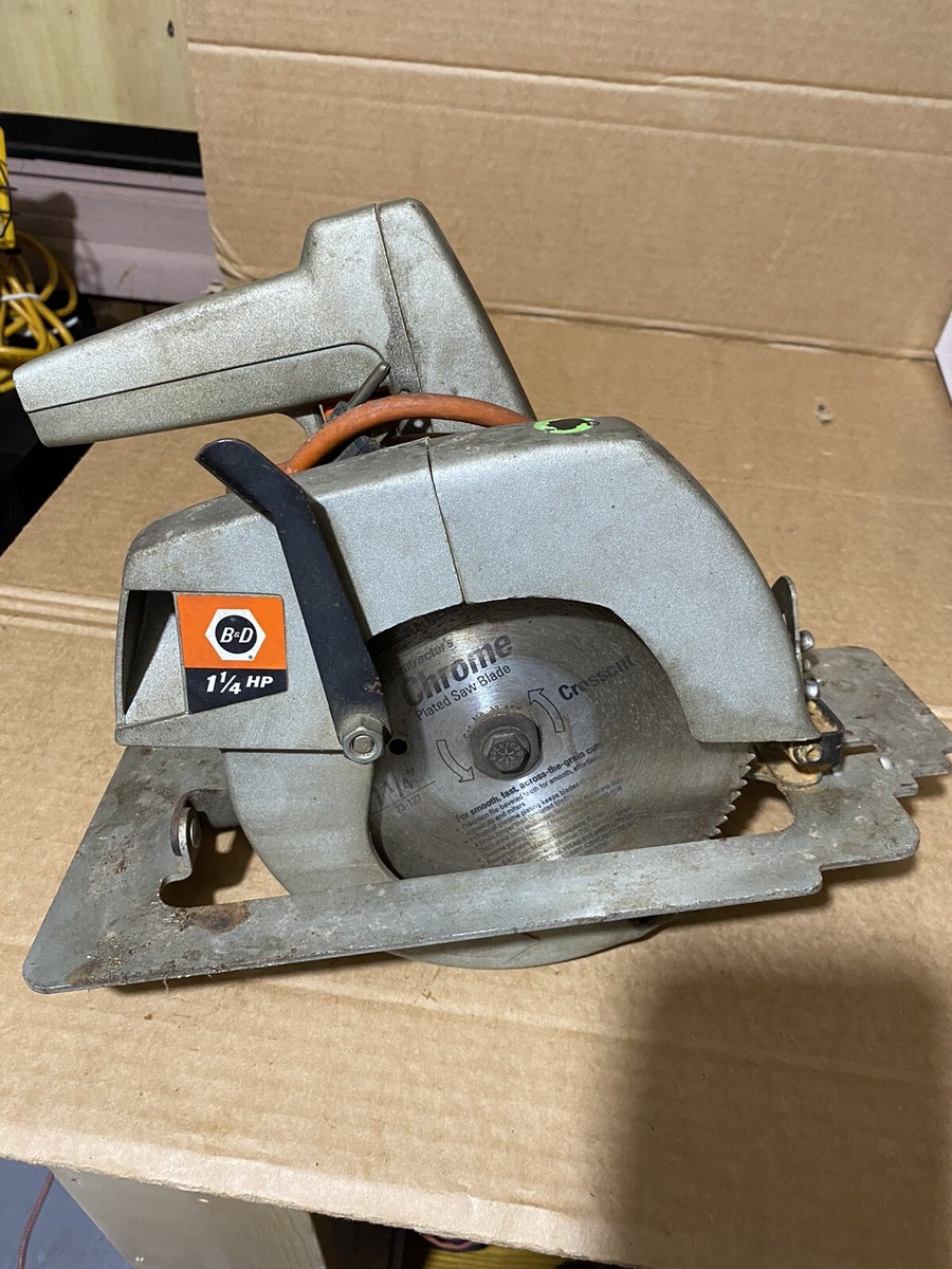 vintage an・an no.14 VINTAGE BLACK & DECKER 7-1/4” CIRCULAR SAW, MODEL 7305 | eBay