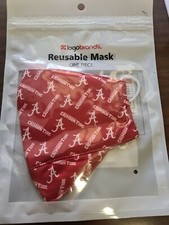 College University Theme Alabama Roll Tide Fabric Face Mask Logo Brand sealed