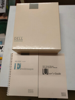 3 x Handbuch Manual DELL Computer MS-DOS 4.01 GW-Basic Erweiterungen Mouse Guide