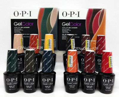 OPI Gelcolor Nail Polish- WASHINGTON DC Fall/Winter-Pick Any Color/Top/Base .5oz