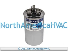 ClimaTek Dual Run Capacitor 25 + 10 MFD 370 440 Volt Fits Supco CR25+10x440R