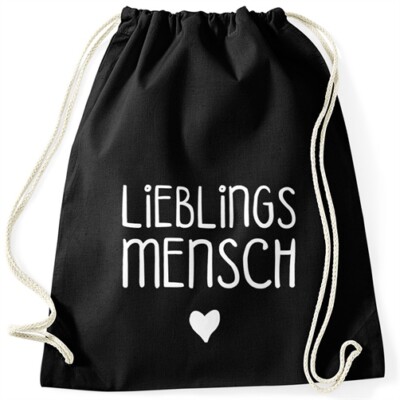 Turnbeutel 'Ich Hasse Menschen Generell' – 35x44 Cm, 12 Liter, Aus Polyester