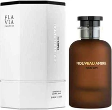 Flavia Parfum Nouveau Ambre Eau De Parfum Unisex Perfume 100ml New EDP Spray