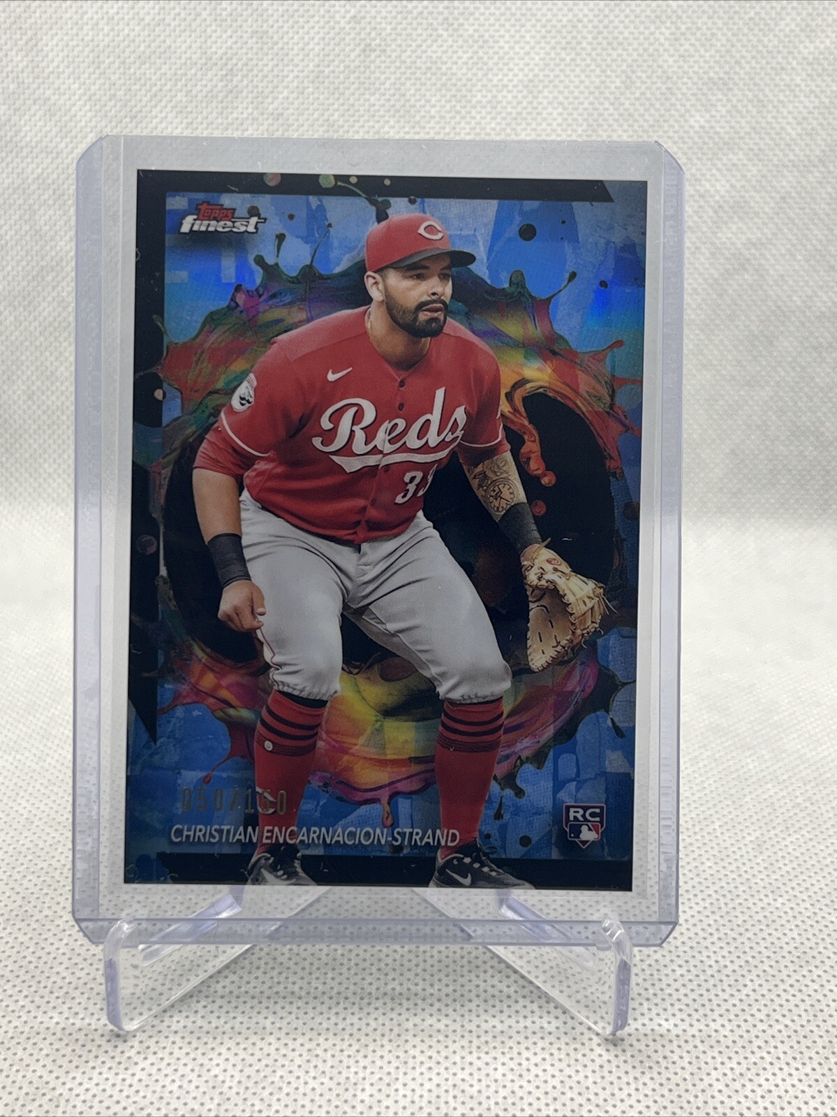 2024 Topps Finest Christian Encarnacion-Strand RC #257 Rare Sky Blue /150