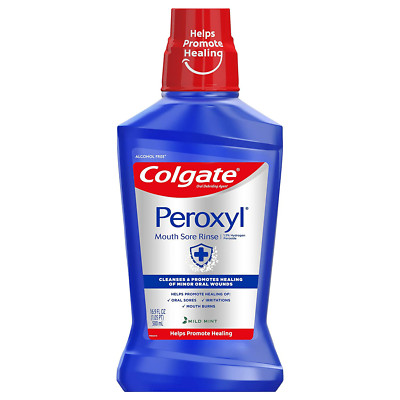 Enjuague Bucal Antiseptico De Peroxilo Y Enjuague Bucal, Peroxido De Hidrogeno