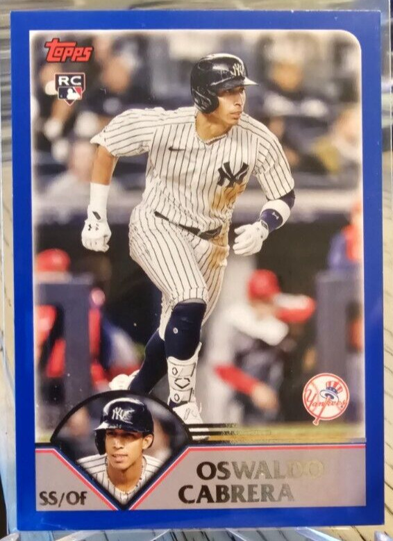 2023 Topps Archives Oswaldo Cabrera RC #201 New York Yankees