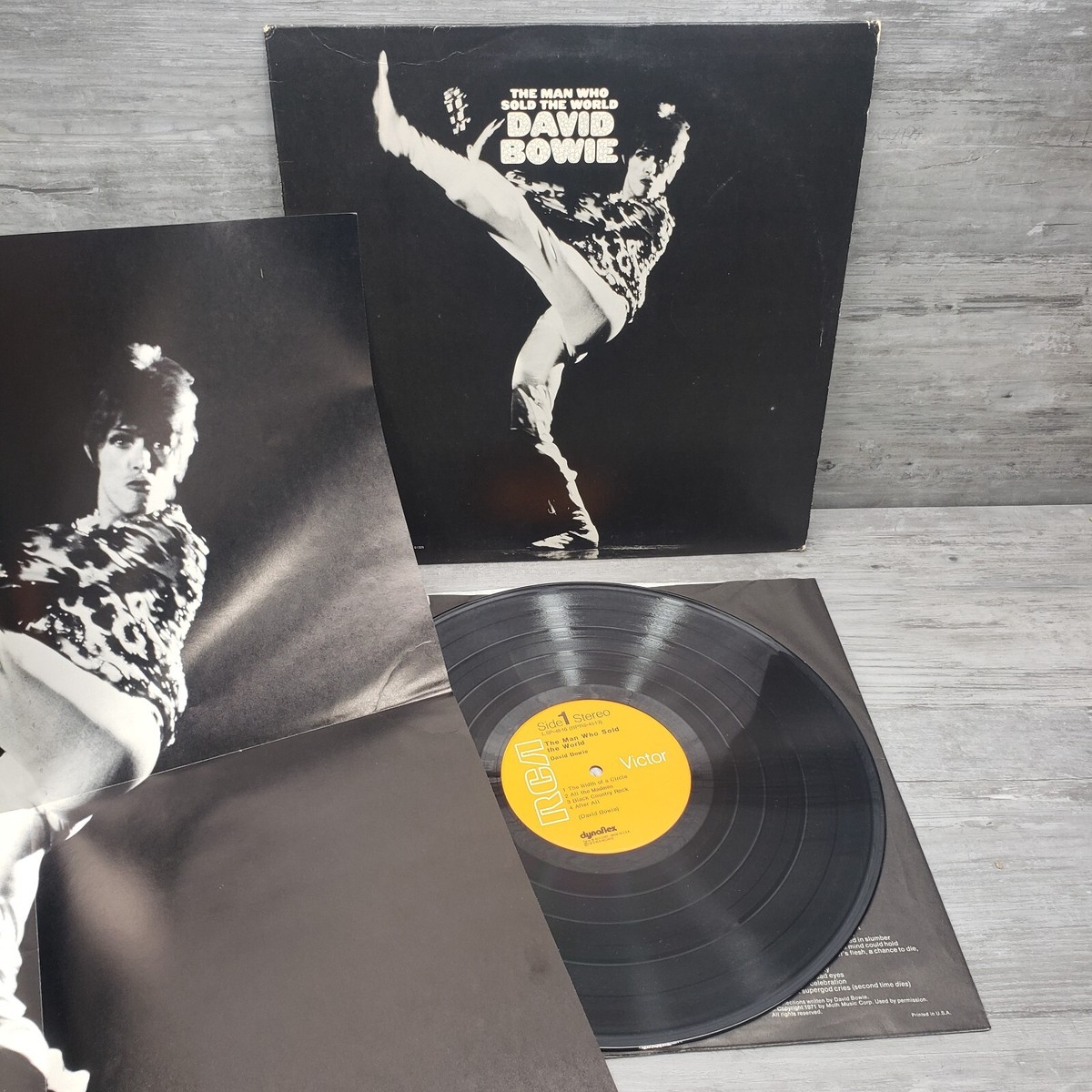 David Bowie The Man Who Sold The World RARE DYNAFLEX 1ST PRESSING
