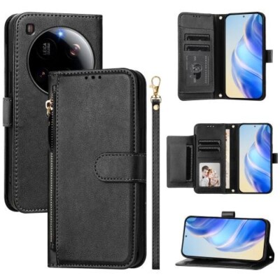 For Xiaomi 15 Ultra Multi-Card Slots Zipper Wallet Leather Phone Case COVER