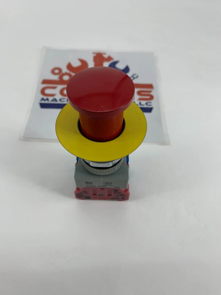 IDEC Corporation A0W311N-R Pushbutton Non-Illuminated Mushroom Head E-Stop RED - Image 4 of 4