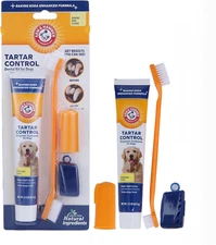 Kit De Cuidadi Dental Para Perros Pequeno Cepillo Pasta De Diente Para Cachorros