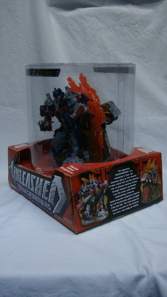 TRANSFORMERS MOVIE UNLEASHED TURNAROUNDS OPTIMUS PRIME 2007 DOUBLE SIDED NEW! - Image 2 of 4