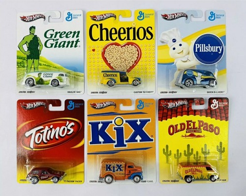 2012 - Hot Wheels - Real Riders - General Mills (Complete Set)