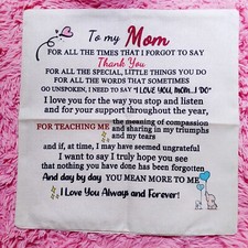 Pillow Cover 18" Love Gift To "MY MOM" Decorative Pillowcase Coushion Throw NEW
