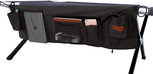 Military Style Tough Outdoors Camp Cot with Free Organizer & Storage Bag
