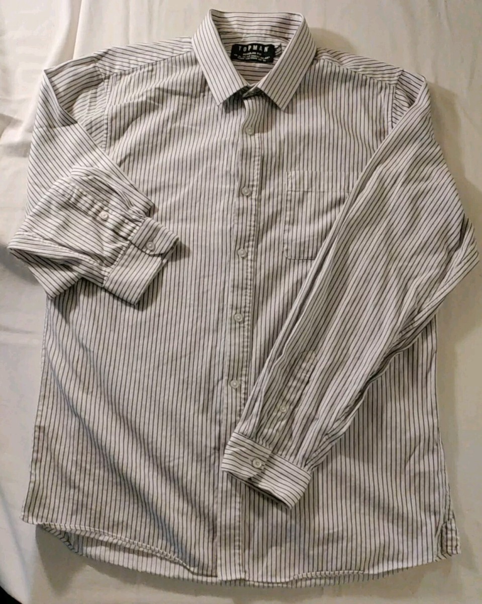 topman dress shirts Topman Dress Shirt Button Up Mens Size Medium Red