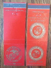 U.S. MARINE CORPS YUMA ARIZONA 2 DIFFERENT MATCHBOOK MATCHCOVERS -E27