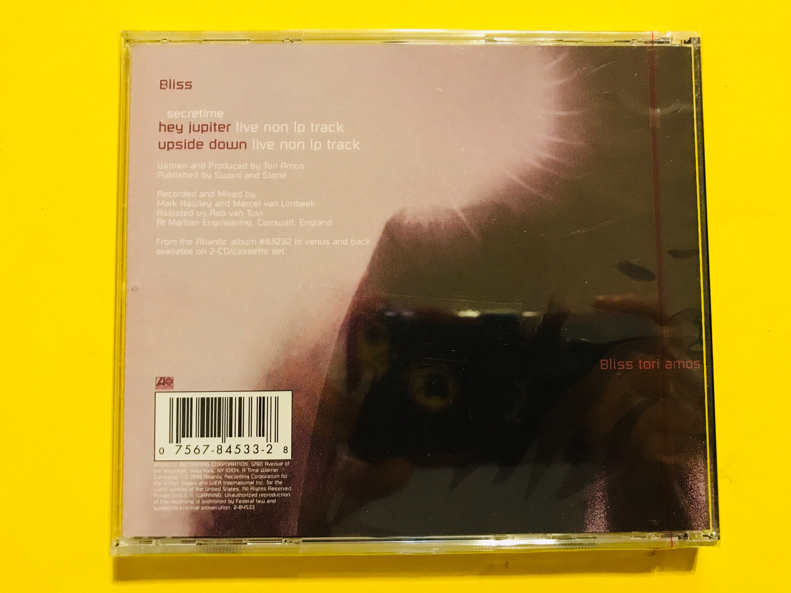 Tori Amos Bliss Upside Down Hey Jupiter Maxi Single New Sealed CD Hype