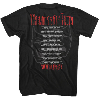 T-shirt Motley Crue Theatre Of Pain - Taille L - Gris - 100% Coton - Neuf Sans étiquettes
