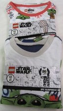 Lot of 2 LEGO Star Wars Mandalorian Baby Yoda 2pc Pajama Boys Size 4/5 Costumes