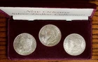Morgan Silver Dollar Set New Orleans 1883 1884 1885 Uncirculated Nice Toning