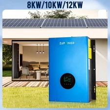 ZLPOWER 8KW Solar Hybrid Inverter Off Grid Inverter 110/220V Low Frequency