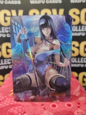 Hinata Hyuga Custom Foil Card – Double-Sided Textured & Stamped Premium Print