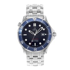 Omega Seamaster Diver 300 2221.80 Blue Dial Steel Aluminum Mens Watch 2010 2
