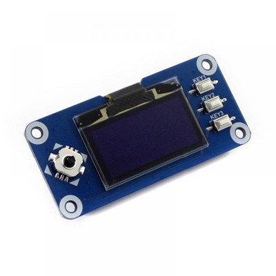 1.3'' OLED Display HAT für Raspberry Pi 128x64 Add On Board SPI I2C Waveshare