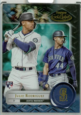 2022 Topps Gold Label Seattle Mariners Julio Rodriguez Class 1 Base Black