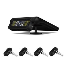 Solar Wireless 4-wheel Tpms Tyre Pressure Monitoring Kit Real-time Monitoring Solar Wireless 4-wheel Tpms Tyre Pressure Monitoring Kit Real-time Monitoring