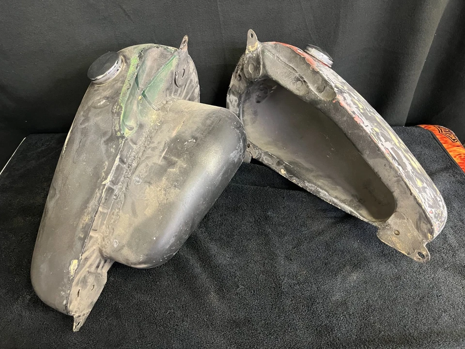 Harley 45 Flathead WL WLA Servi-Car tanques de gasolina 45 WLA SERVI-CAR FLATHEAD Foto 3 de 4