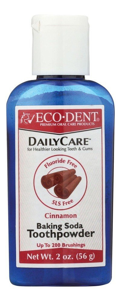 Зубной порошок Eco-Dent DailyCare с корицей 2 унции порошка
