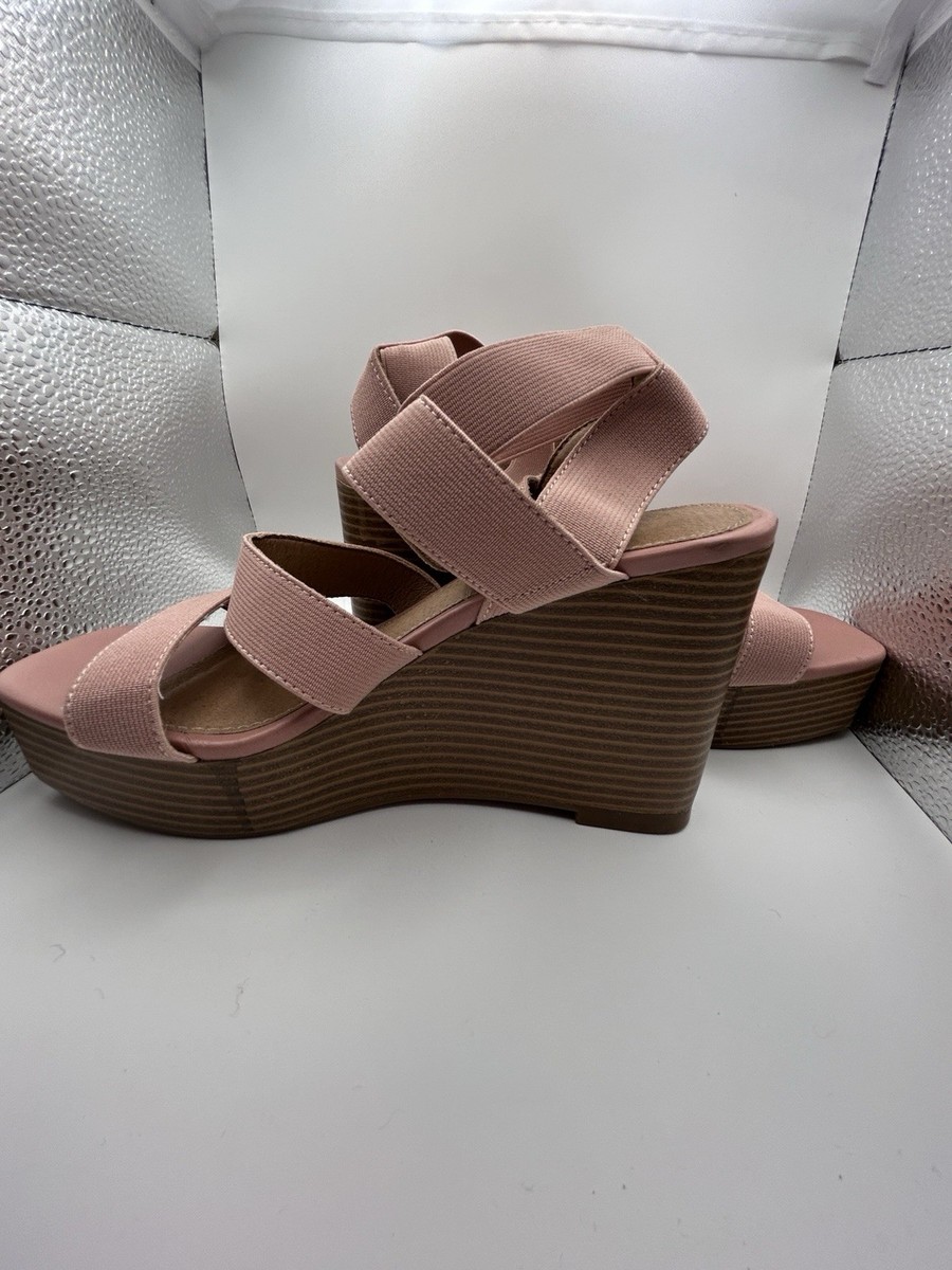 Report Footwear Blossom Blush Platform wedge Sandals Size 6M View 2
