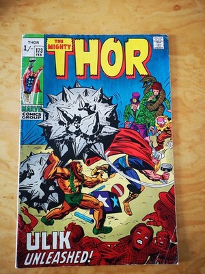 Thor 173 1970 Vintage Comic