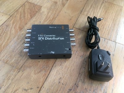 Blackmagic SDI Distribution Amp DA Mini Converter w/ Power Supply