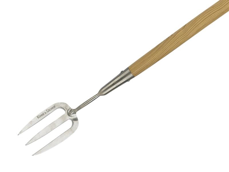 Kent and Stowe Stainless Steel Long Handle Weed Fork - Image 4