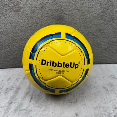 DribbleUp Smart Soccer Ball Unisex Size 5 Yellow Excellent App Enabled Training