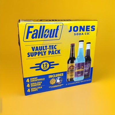 Fallout & Jones Soda Co. Vault-Tec Supply 12 Pack Costco Exclusive Nuka-Cola