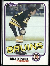 1981-82 Topps Brad Park #E72 Boston Bruins