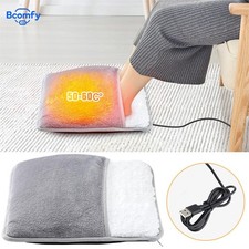 Electric Foot Warmer Heating Pad Winter Soft Flannel Washable Constant Temp