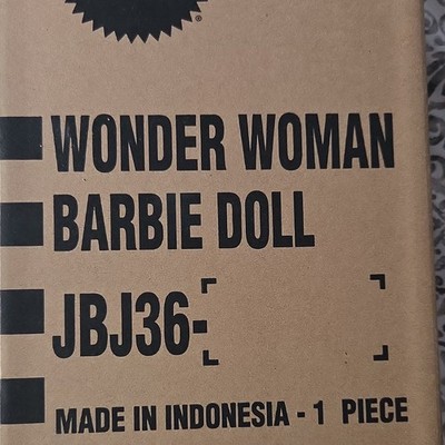 Mattel Wonder Woman Barbie Fashion Doll JBJ36 Single Unit 1pc Characters